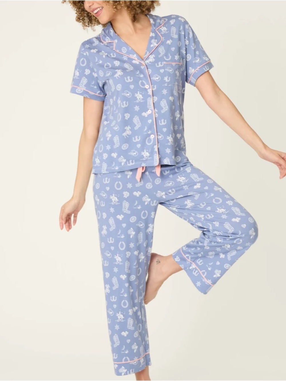 PJ Salvage Whimsy Lone Star Love PJ Set